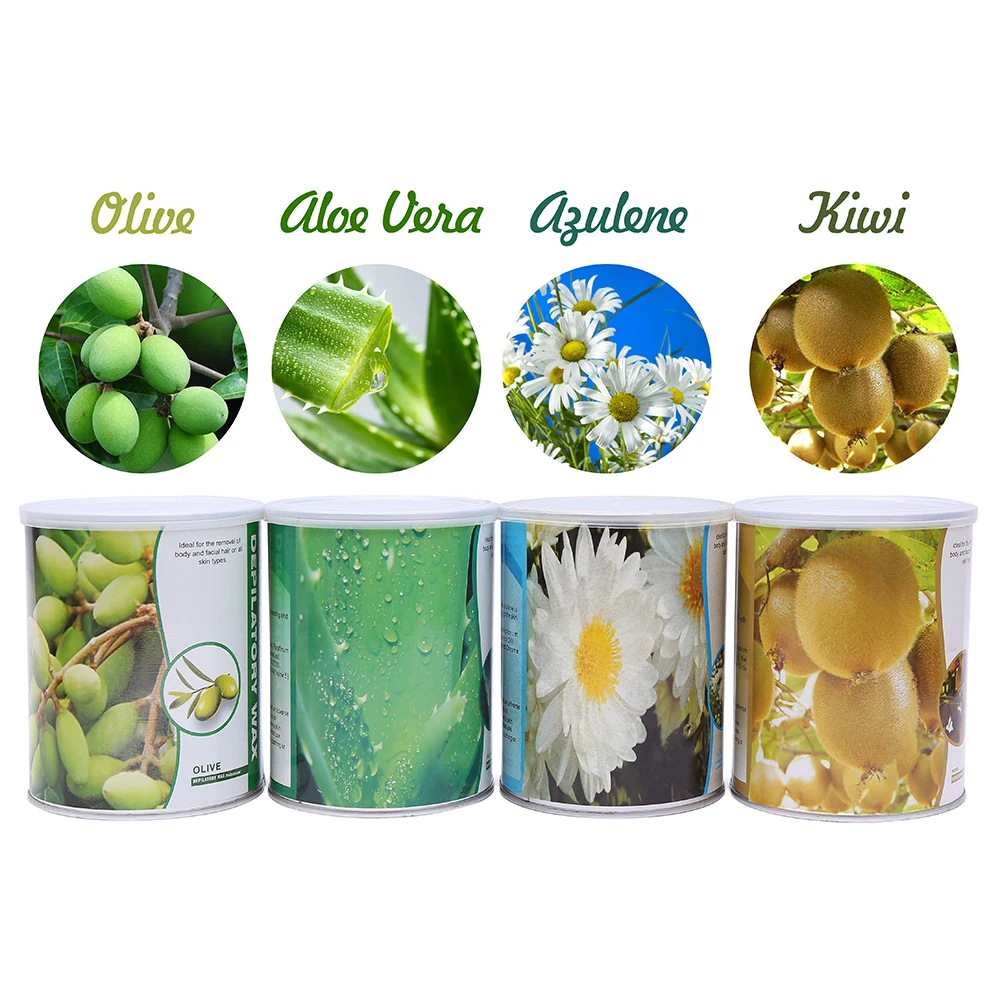 800g Body Hair Removal soft Wax in tin Canned depilatory warm Wax For Professional Salon home Use