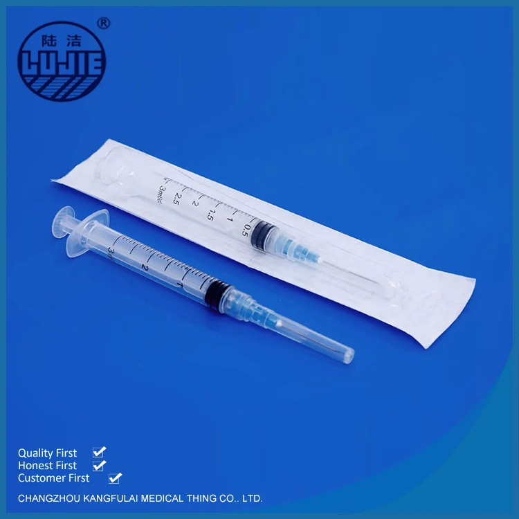 
2Ml Disposable Syringe With Injection Needle,Disposable Syringe Of China 