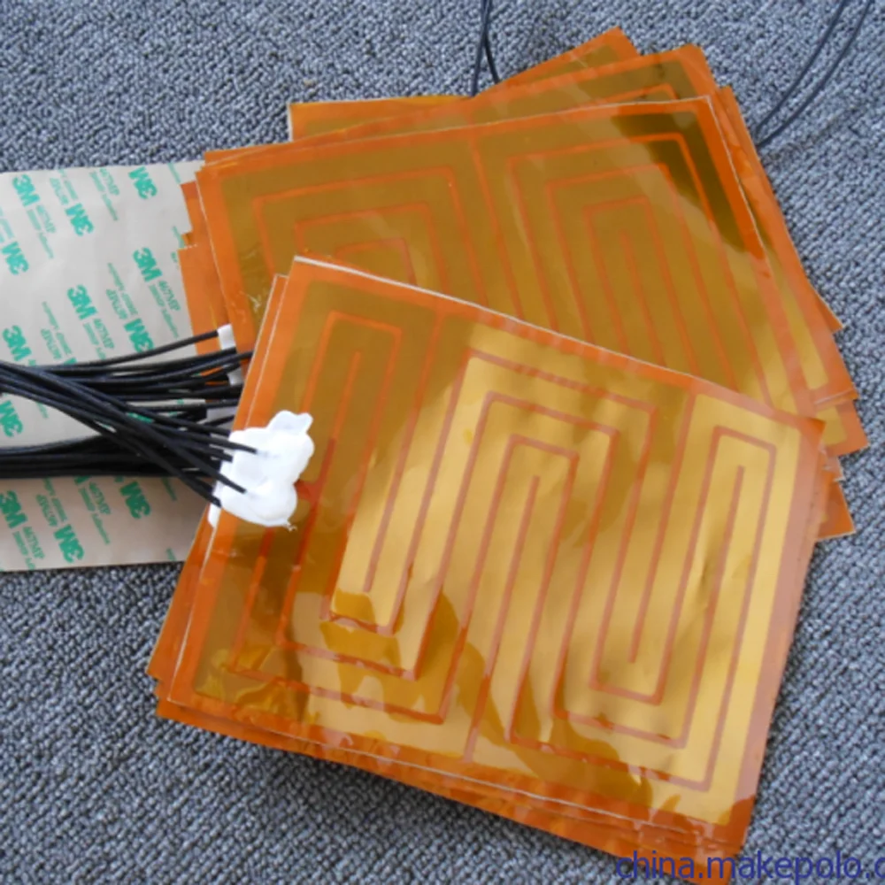 Изготовленный На Заказ нагреватель фольги Kapton, гибкий легкий нагреватель тонкой полиамидной пленки
