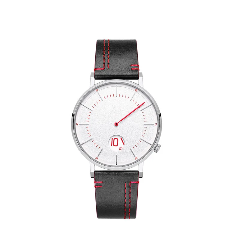 черное покрытие одной рукой специальное руководство Вышивание итальянский телячьей ремешок Спортивные кварцевые на