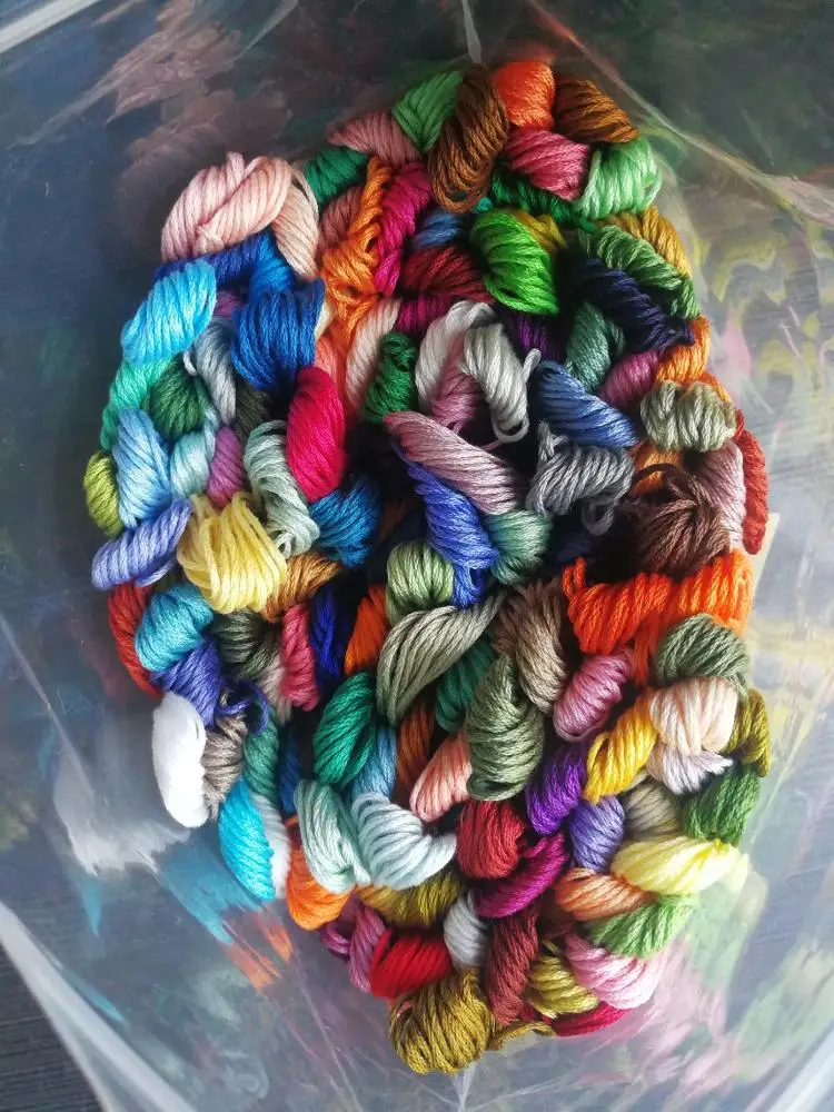 
150 Different DMC Colors Cotton Floss Embroidery Thread Cross Stitch 8.7yds 100% chinese cotton Double Mercerized 