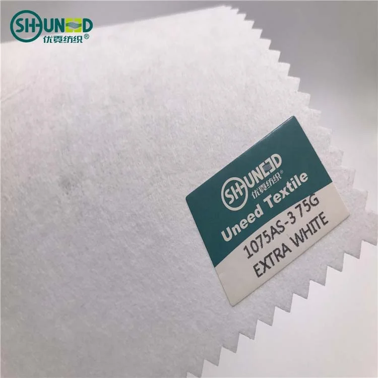 
China supplier 100% polyester embroidery backing paper embroidery backing nonwoven fabrics for garment 