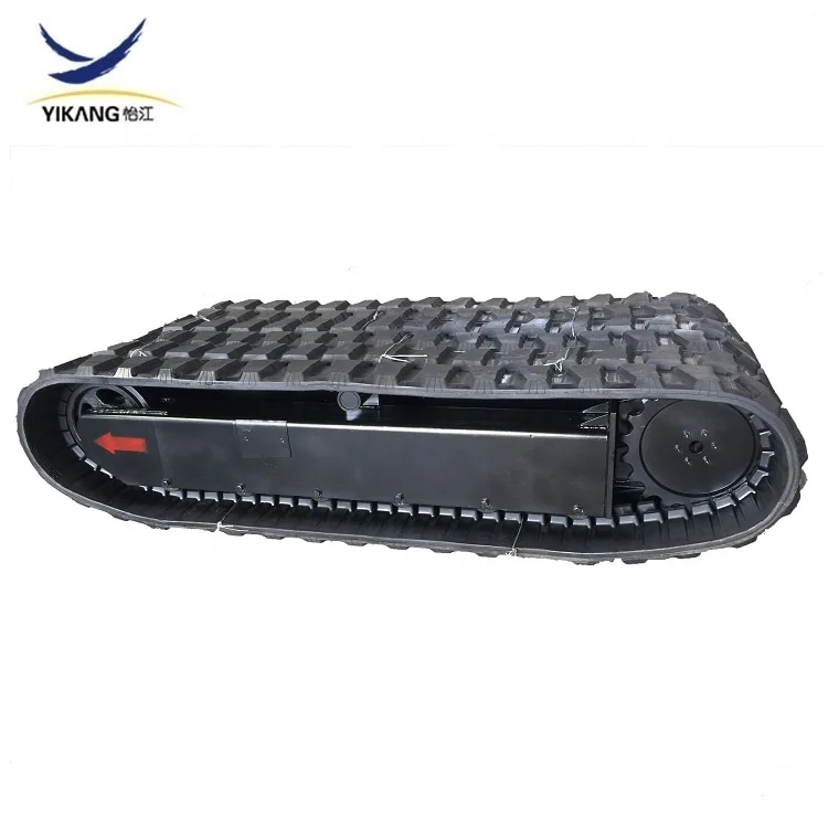Hot-sale rubber steel tracked undercarriage for crawler excavator drilling dig bulldozer chassis parts