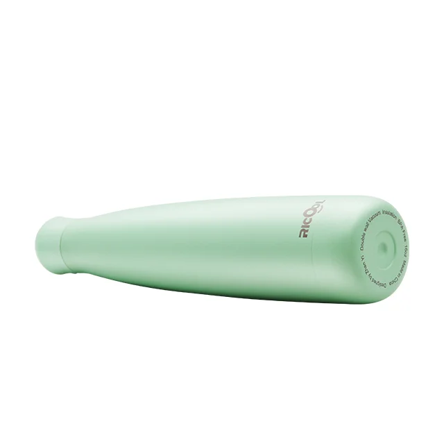 umbottle 500ml Rubber Painting Double Wall Cola Shaped Stainless Steel Sport Water Bottle Flask