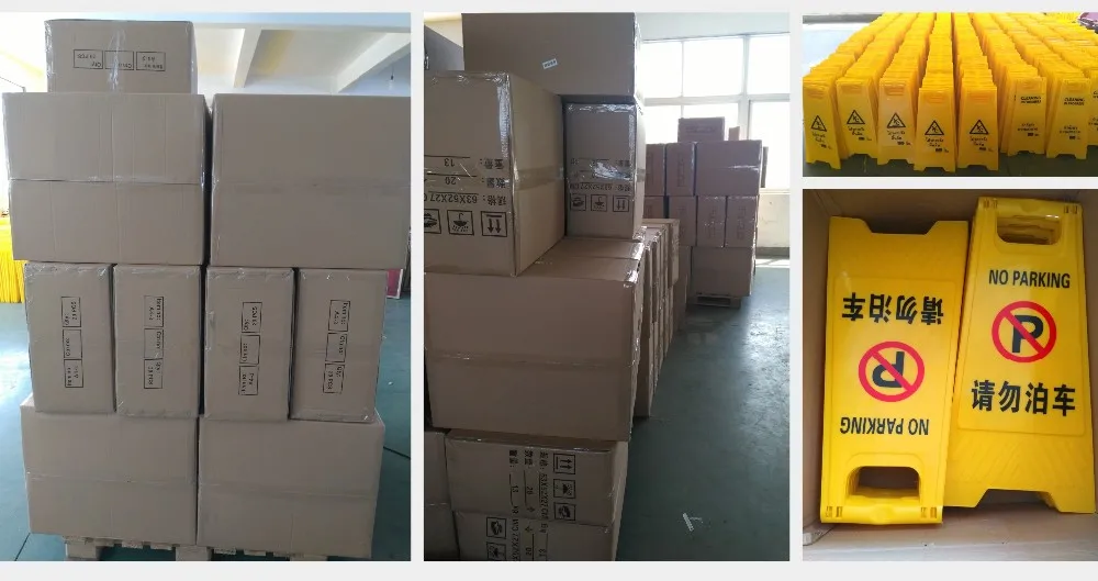 H61cm A  shape caution sign wet floor  sign warning sign