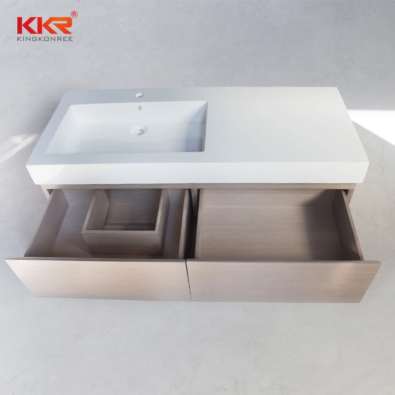 Factory manufactured small size square and round wash basin solid surface sink artificial stone bathroom sink