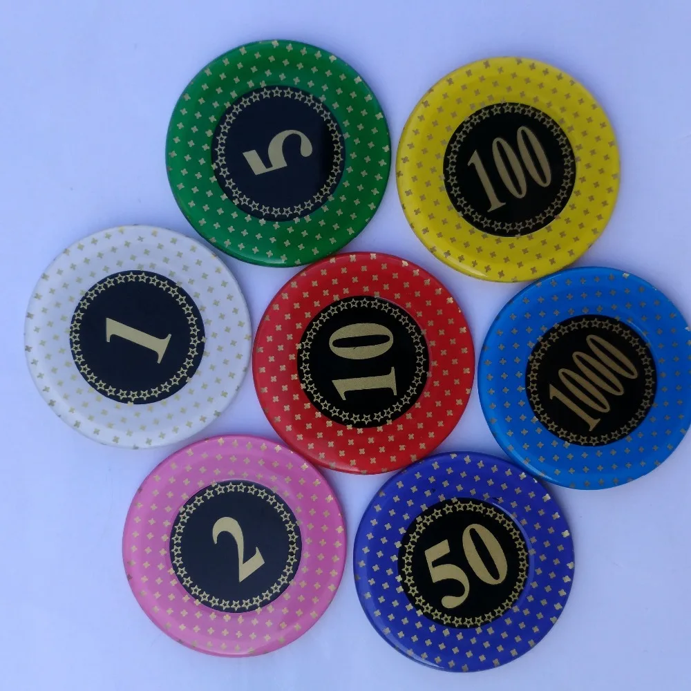 pesonized Acrylic poker chip ,Cheap poker chip set,Casino poker chips