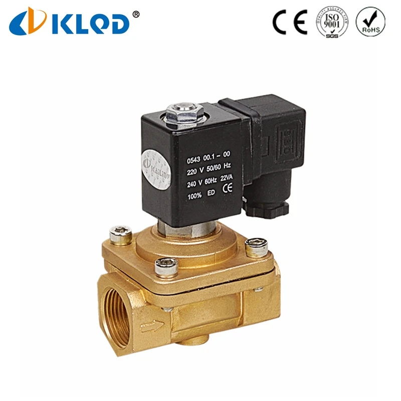 Прямого Действия Латунь Материал 24 В Электромагнитные Клапаны для Газа