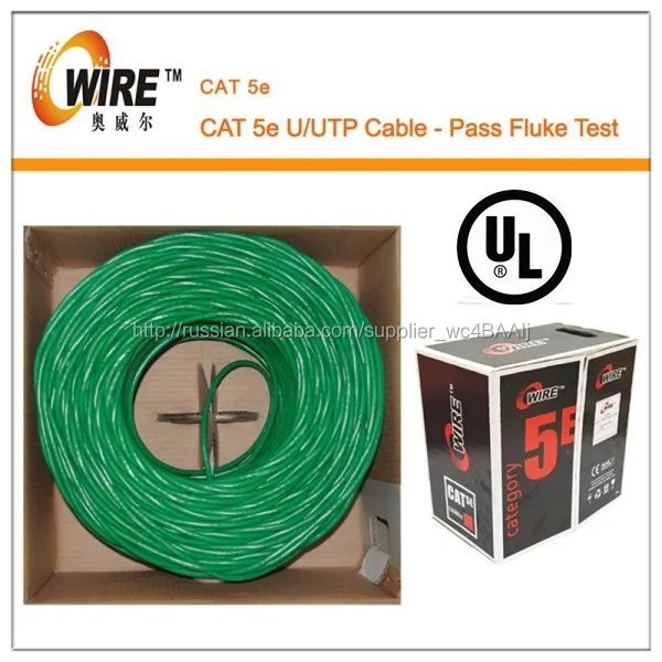 Мануфактура UTP FTP STP кат 5e кабель с UL ROHS