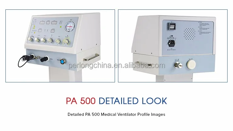 Hospital Use Transport Medical Ventilator PA-500
