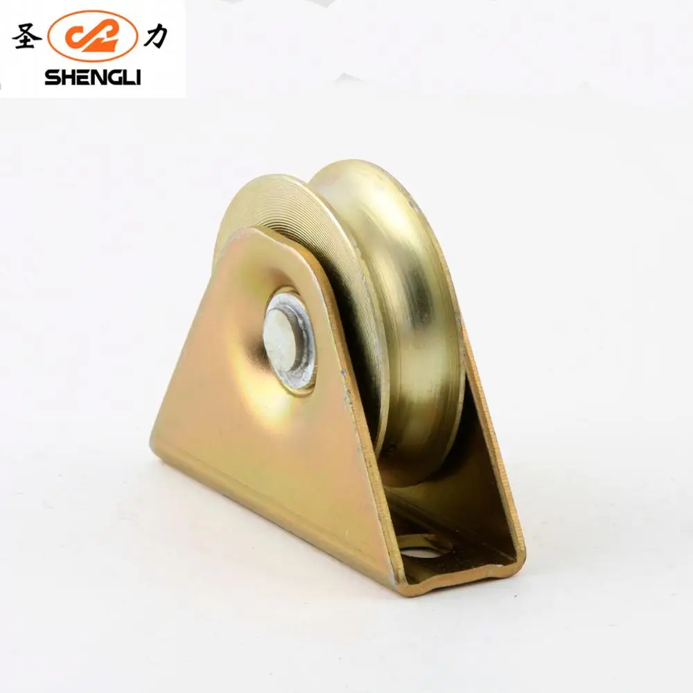 hot and popular Sliding gate triangular roller wheel pulley groove u/v/y type in jinhua