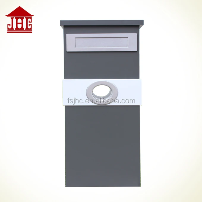 Free standing pillar home mailbox mail drop box for letter