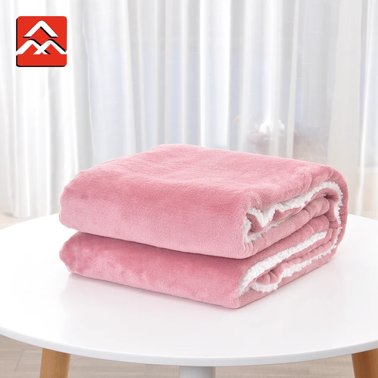 
Wholesale Thick Fleece Blanket Custom Digital Print Sherpa Soft Blanket 