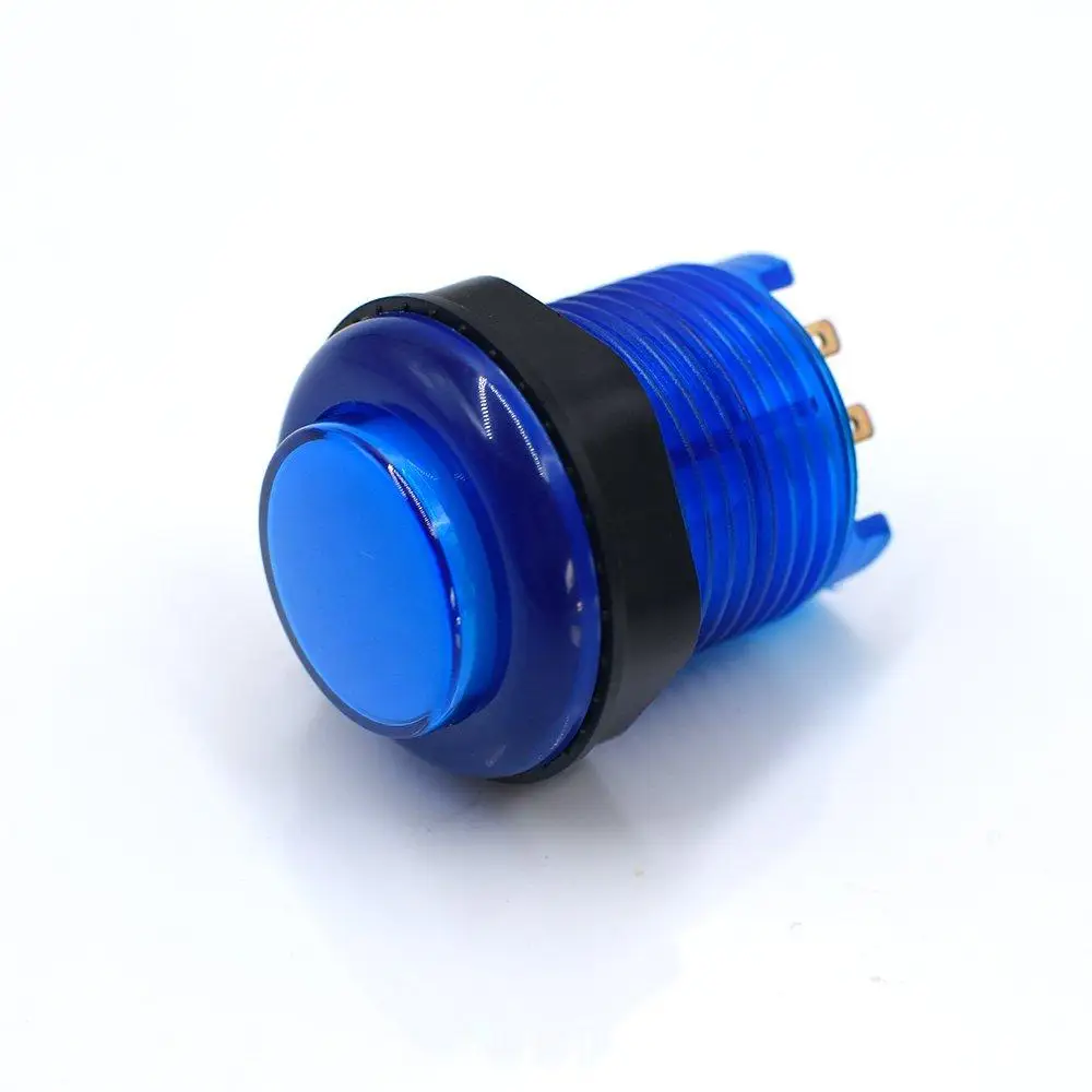 Odseven Blue LED - 30mm Translucent Arcade switch pushing buttons