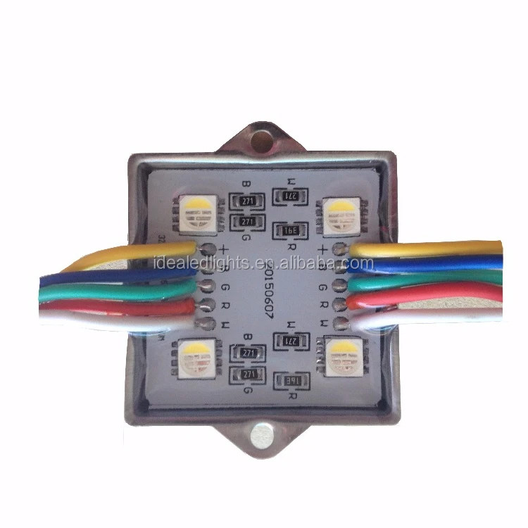 
4 LEDS IP65 Waterproof 4 chips in 1 RGBW 5050 LED Module 
