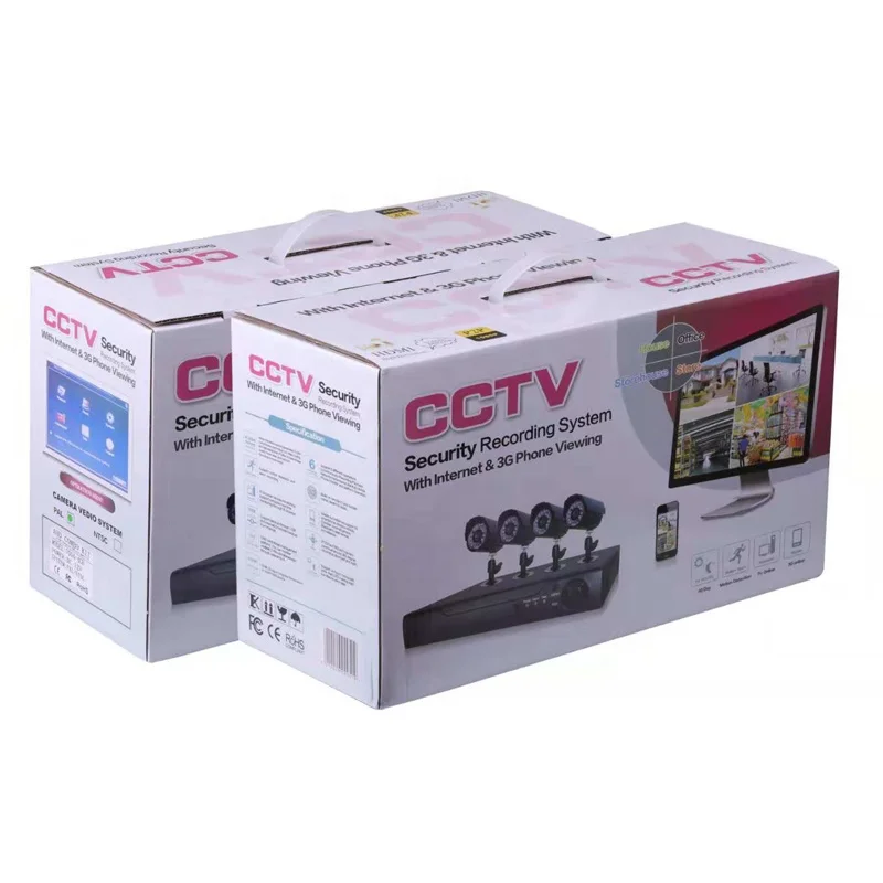  Новый продукт ahd 4 канала 720p cctv camera kit для системы