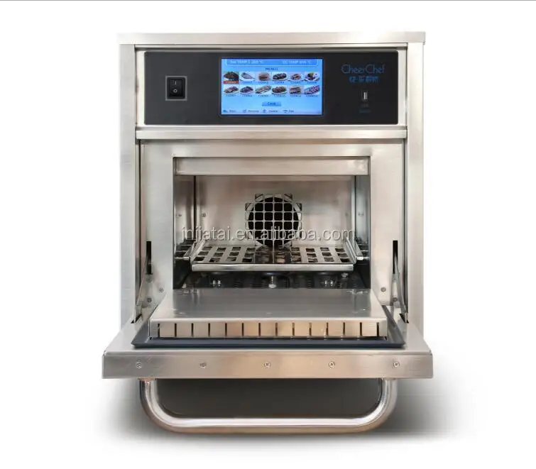 new hot selling high speed pizza oven with microwave, convection, impinged, smart menu system and 15x faster cooking speed