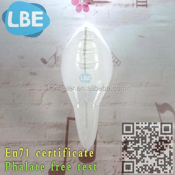 2015 hot promotional items inflat tooth shaped helium balloon