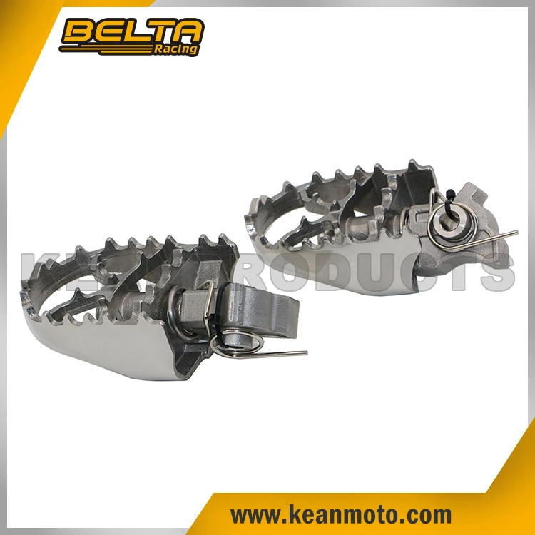 
Motorcycle Dirt Bike Sliver Adjustable Racing Foot Pegs Pedals Rear Footrest Fit For BMW R1200GS/ADV/F800/700/650GS KCP-S 0201 