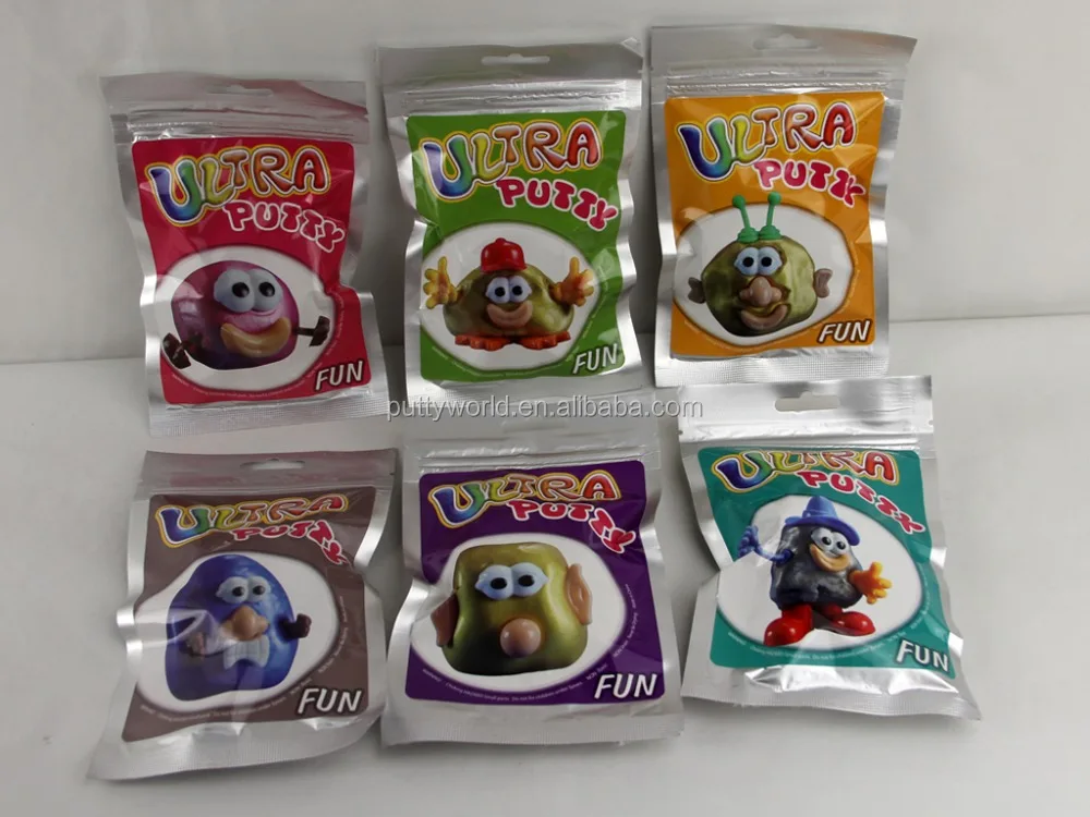 Cute and changeable monster made of silicone bouncing putty toys for kids