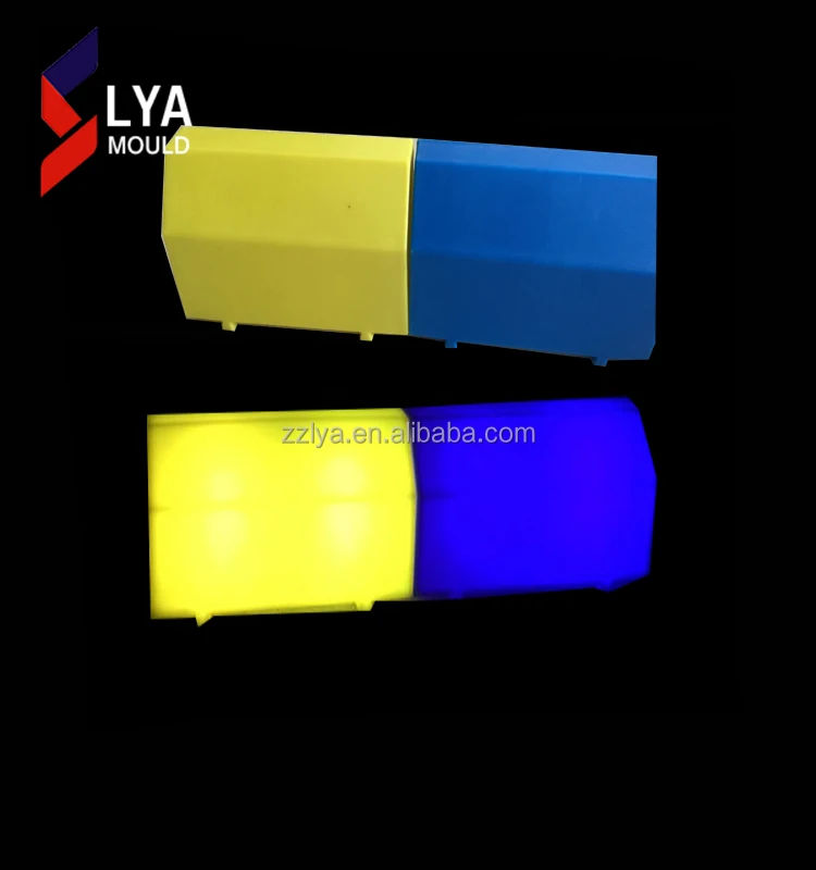 led light plastic curb stone road side pavement factory price
