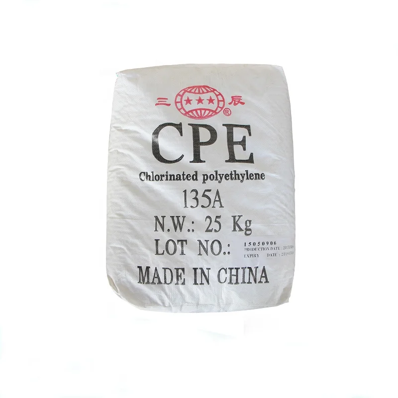 Plastic additives for pvc pipe chlorinated polyethylene CPE 135