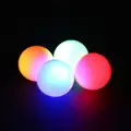 2Pcs Tracker Flashing Light up Glow Golf Balls LED Electronic Training