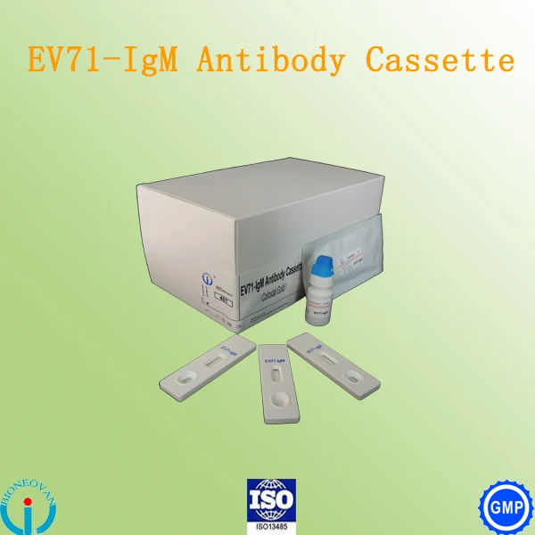 rapid test antibody enterovirus 71 EV71 IgM cassette/device blood testing reagent