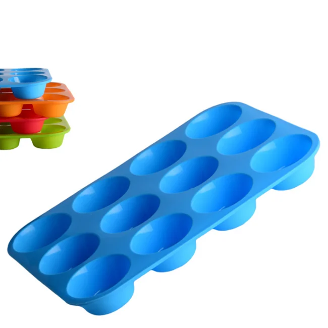 Family Day Custom 12 Cavity Clean High-capacity Handmade Cake pop Molds Silicone Cake Mold