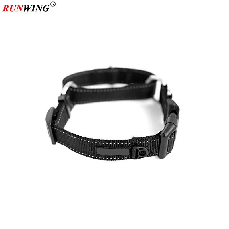 Nylon training collar martingale collar premium quality limited-cinch dog collar with reflective stitching