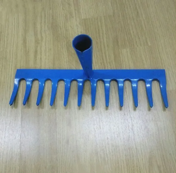 Carbon steel garden rake metal rake  head farm rake in Guangzhou