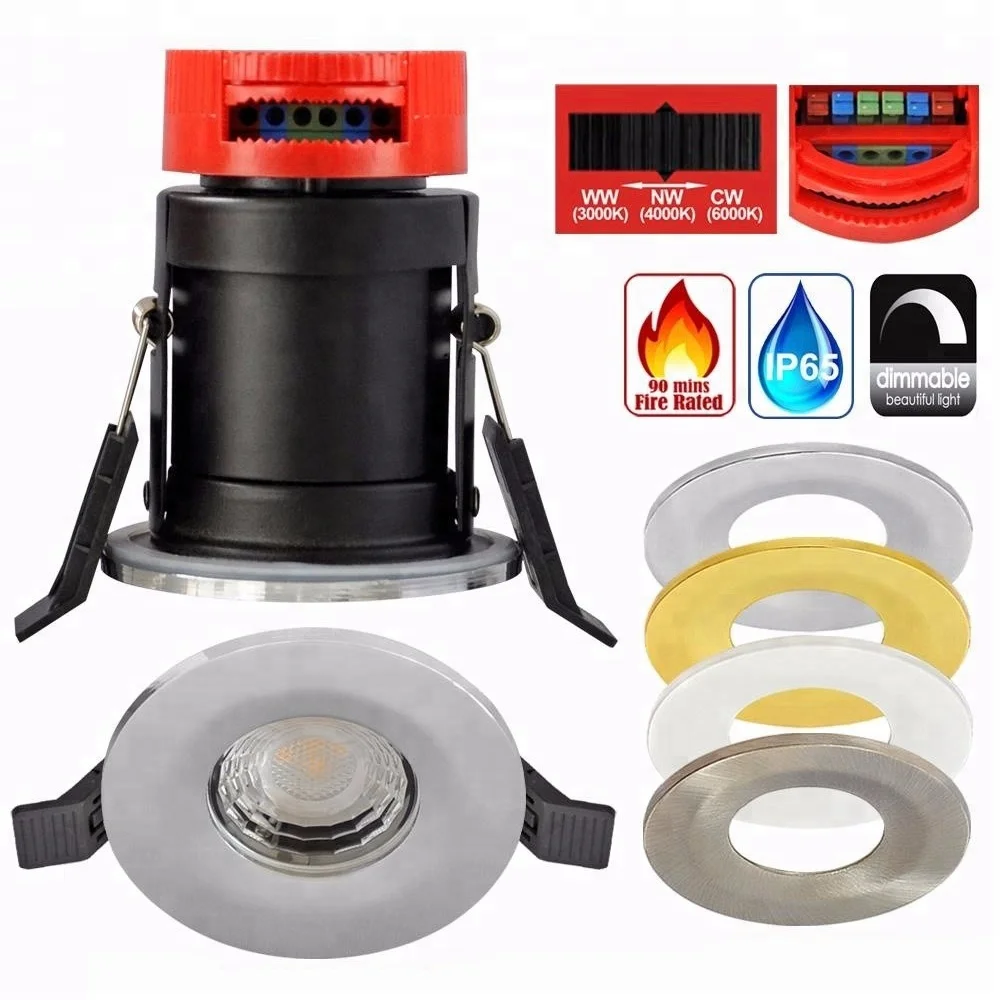 Высокое качество IP65 Регулируемый огненный светодиодный светильник 3CCT