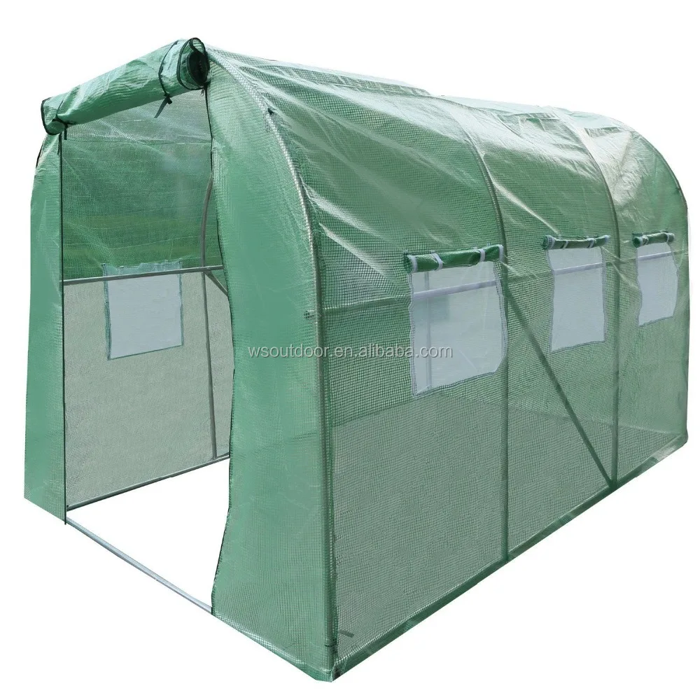 Walk In Tunnel Green House Replacement Covers Outdoor Rain Garden Plant Shed For Outdoor Winter