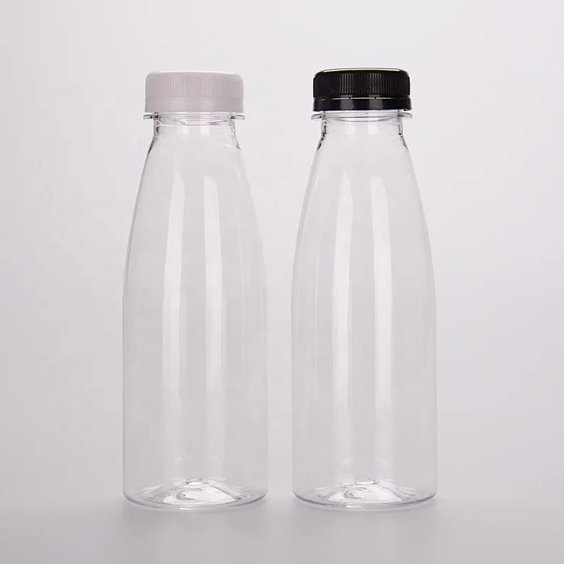 330 ml Custom Plastic Clear Smoothies Beverage Juice Coffee Milk Cold Brew Transparent Plastic Drink Bottles