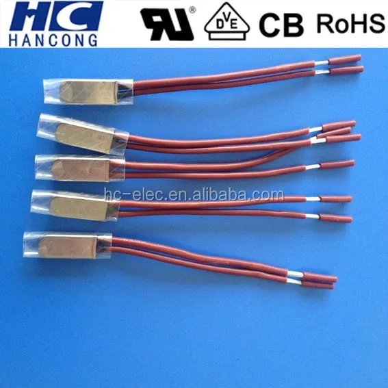 Самых продаваемых продуктов биметаллический тепловой выключатель электрический нагреватель сделано в