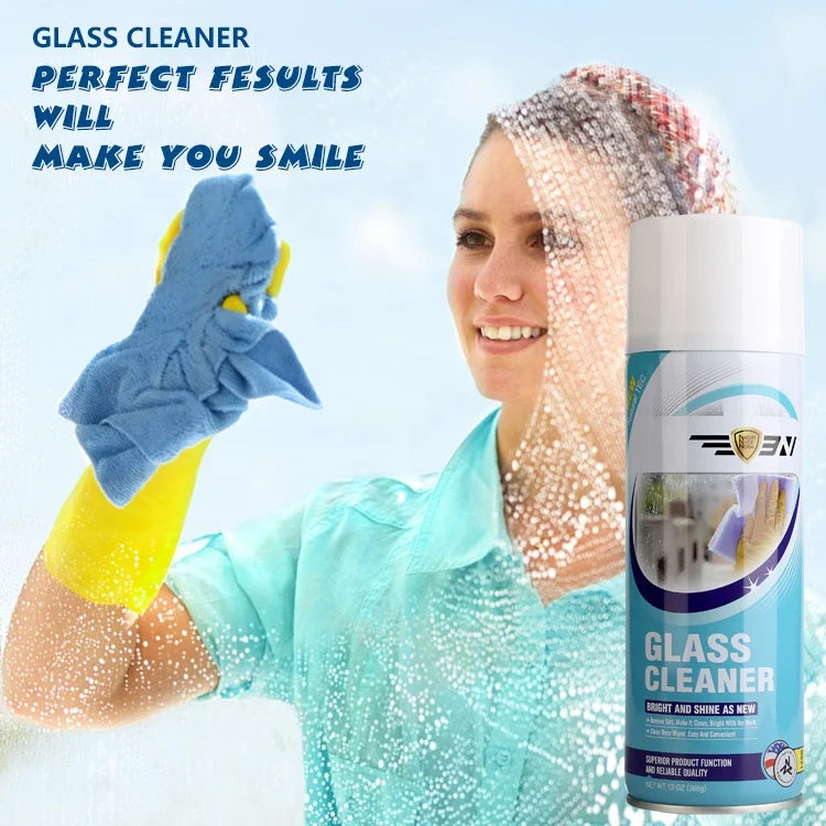 
Professional Formulation Glass Spray Cleaner, Anti Mist Glass Cleaning Spray, High Effective Aerosol Mirror Cleaner 