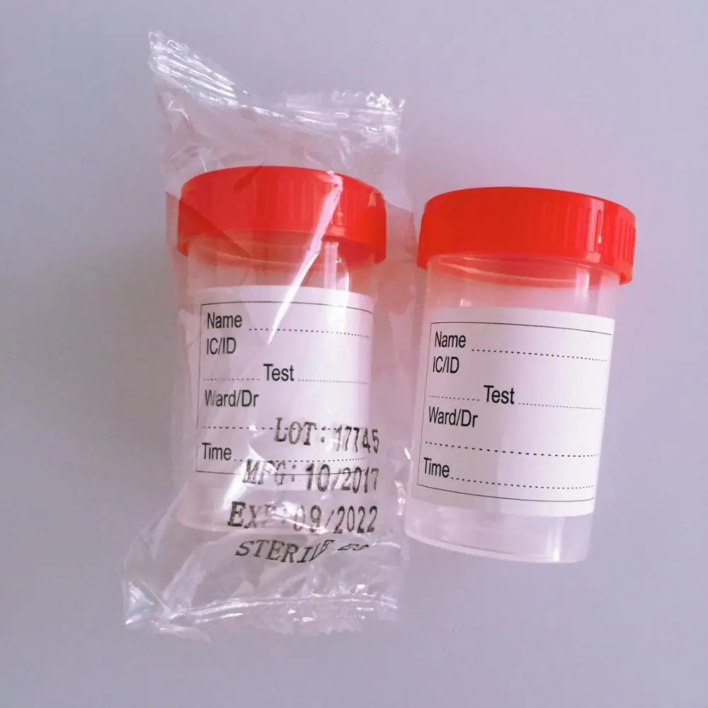 Wholesale Sterile Urine Cup / Specimen Container With Sticker