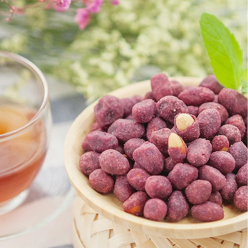 2017 HACCP Ganyuan 80 г Лидер продаж арахис с ароматом фиолетового сладкого картофеля