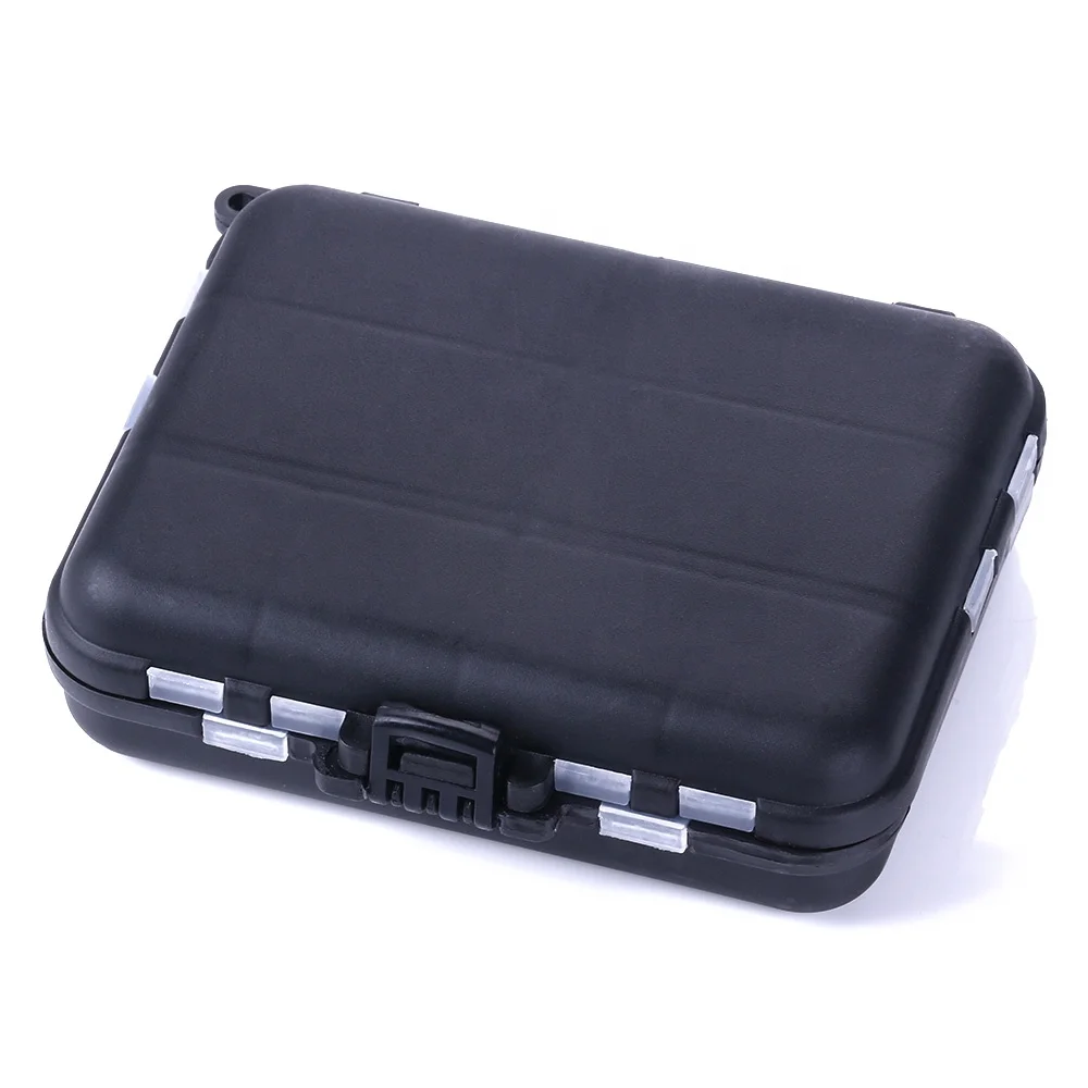 NEWUP 12*10*3.5 CM 12 compartment Multifunction fishing tackle lure box hook Toolbox Accessory box