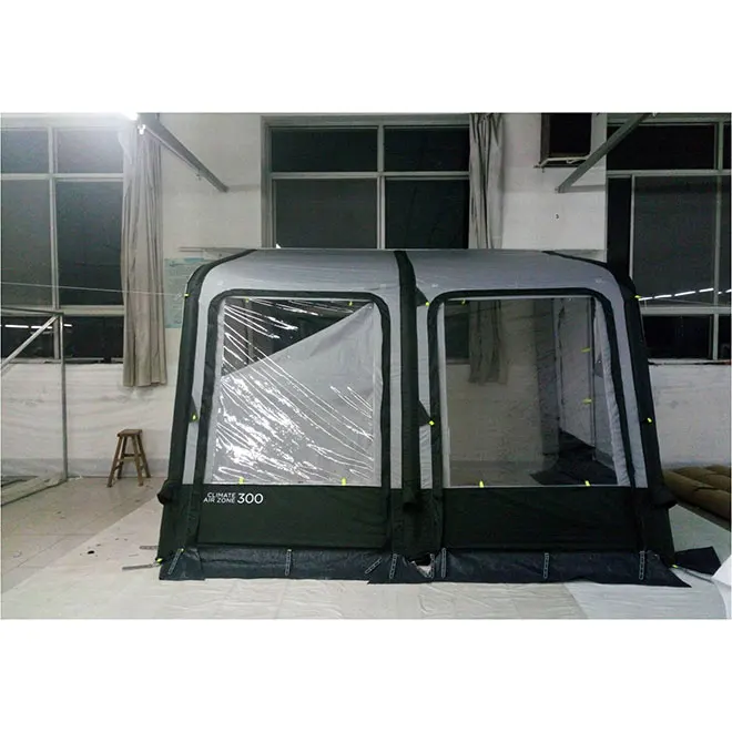 European standard caravan awning tent with air poles