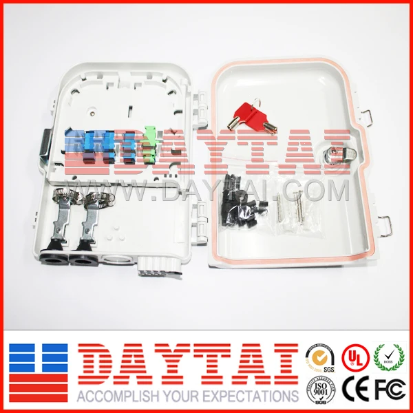 Привет направленность высокий возврат потери 8 ядер мини FTTH распределительная коробка