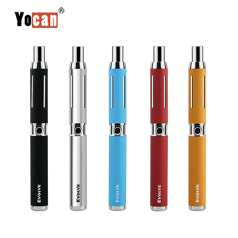
2017 New Arrival CBD tank and wax atomizer 100% original vaporizer pen Yocan Evolve C 