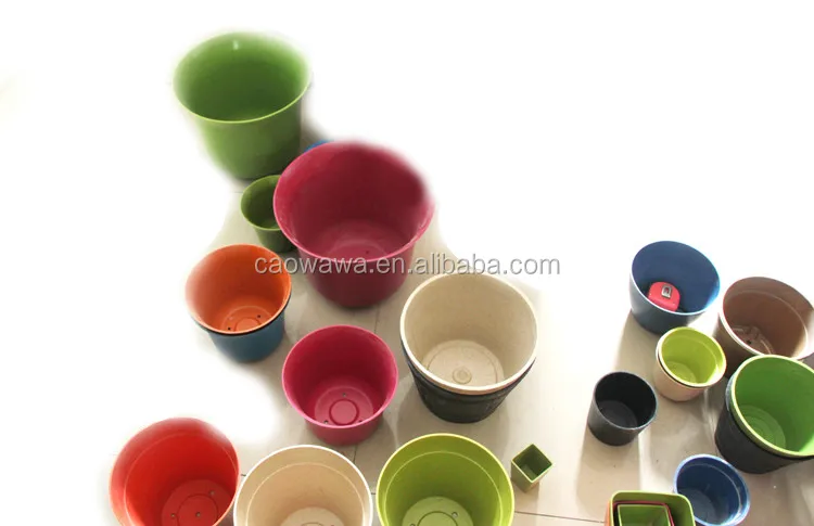 
2015 cheap Plant Fiber Biodegradable Bonsai Pot 