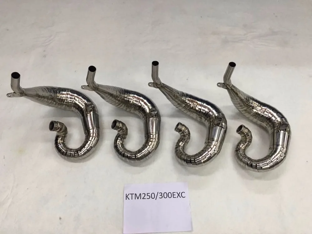 KTM250/300 EXC Motorcycle Titanium Exhaust Pipe system parts