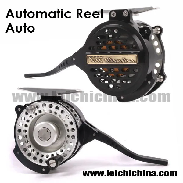 Aluminum cnc machine cut fishing automatic fly reel