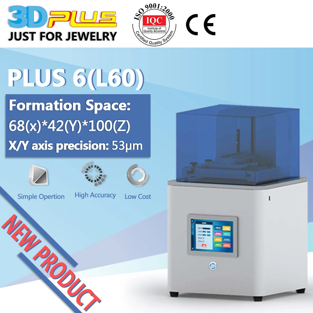 3D Plus 2018 Newest High Precision Desktop 3D Printer Suitable For Creative Jewellery Plus6