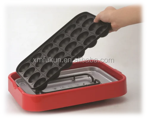 24 Holes Detachable Flat Plate and Takoyaki Maker