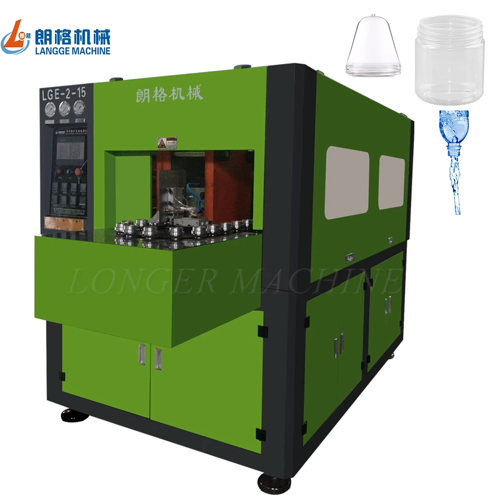 4 полости 1.5L ПЭТ руководство Автоматическая выдувная машина