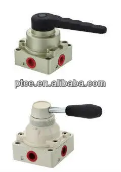 4 Way Pneumatic Hand Pull Rotation Control Valve, Hand HV400 Directional Hand Switching Control Valves