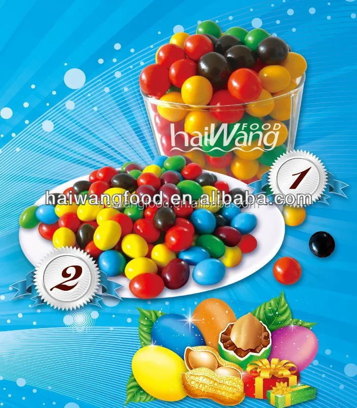 Peanut kernal coated compound Chocolate